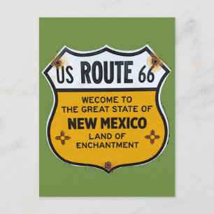 Route 66 New Mexico  Postkarte