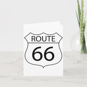 Route 66 Note Cards Karte