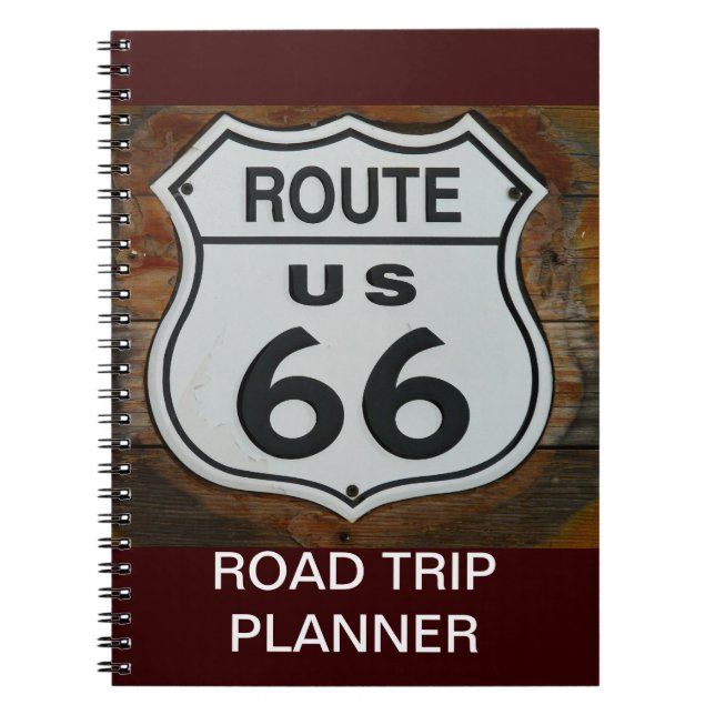 Route 66 Notebook Notizblock (Vorderseite)