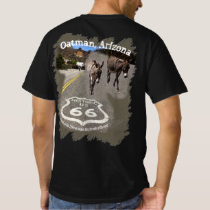 Route 66 Oatman Arizona Esel auf der Straße T-Shirt