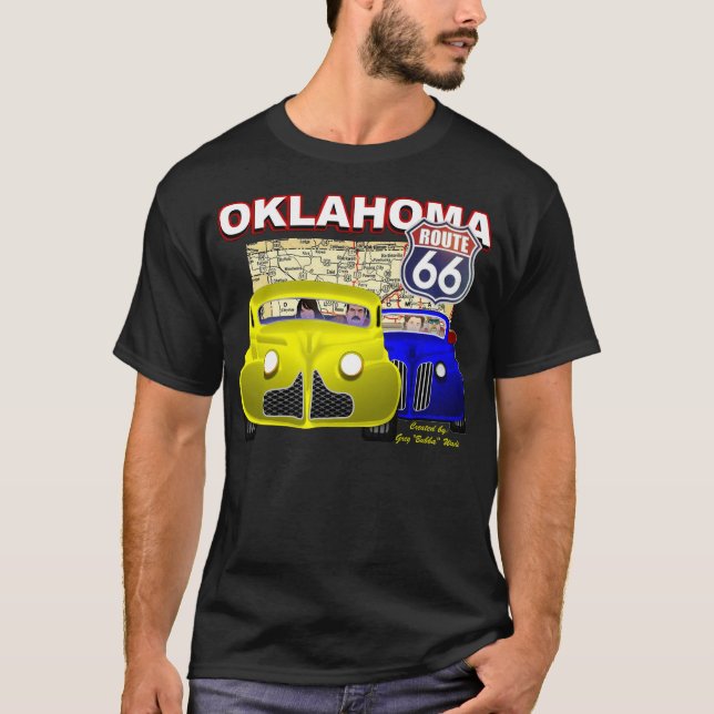 ROUTE 66 OKLAHOMA T-Shirt (Vorderseite)