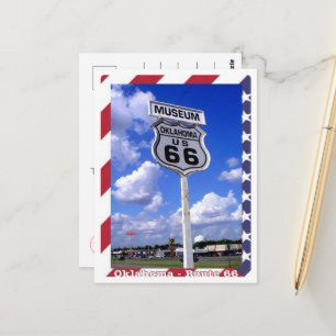 Route 66 - Oklahoma - Vereinigte Staaten - Postkarte