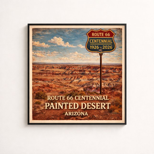 Route 66 Painted Desert Arizona   Poster (Von Creator hochgeladen)