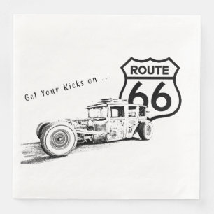 Route 66 Paper Napkin Serviette