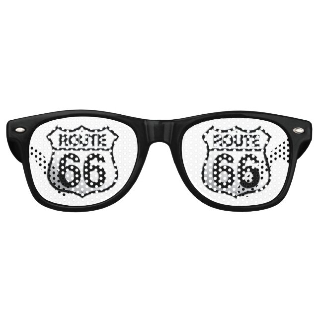 Route 66 Party Sonnenbrille (Vorderseite)