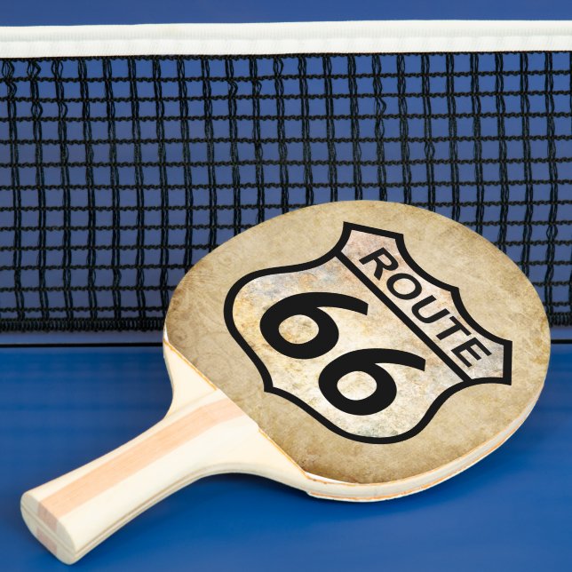 Route 66 Ping Pong Paddle Tischtennis Schläger (InSitu)