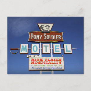 Route 66 Pony Soldier Motel Postkarte