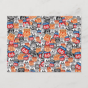 Route 66 postkarte