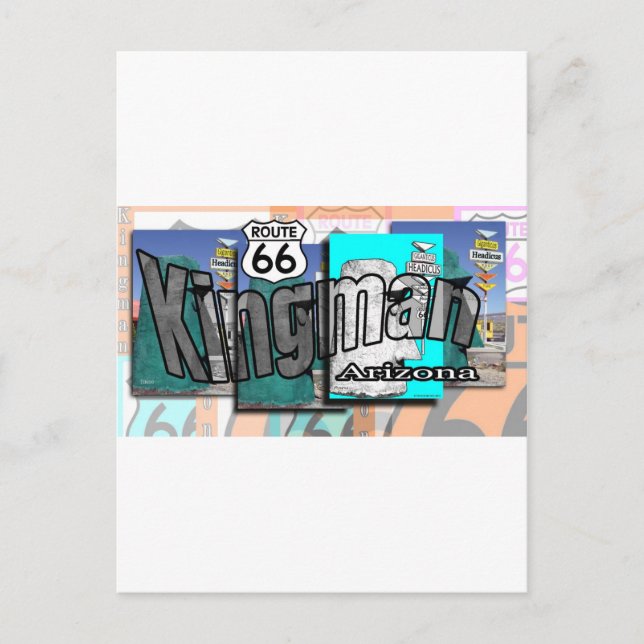 Route 66 postkarte (Vorderseite)