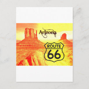 Route 66 postkarte