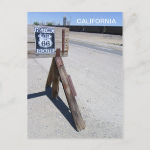 Route 66 Postkarte! Postkarte