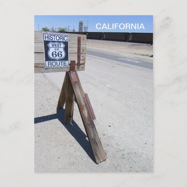 Route 66 Postkarte! Postkarte (Vorderseite)