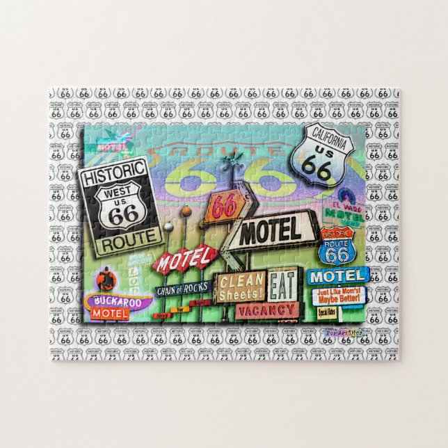 Route 66 Puzzle (Horizontal)