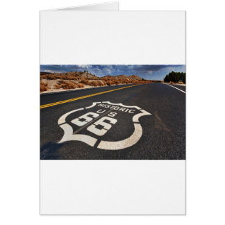 route 66 road sign USA frisierte Auto