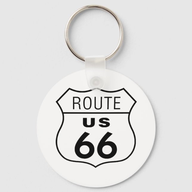 Route 66 Schlüsselanhänger (Vorderseite)