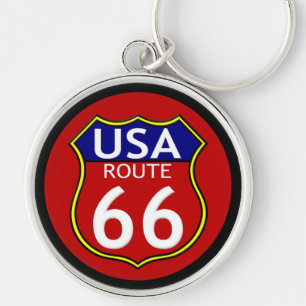 Route 66 Schlüsselkette Schlüsselanhänger