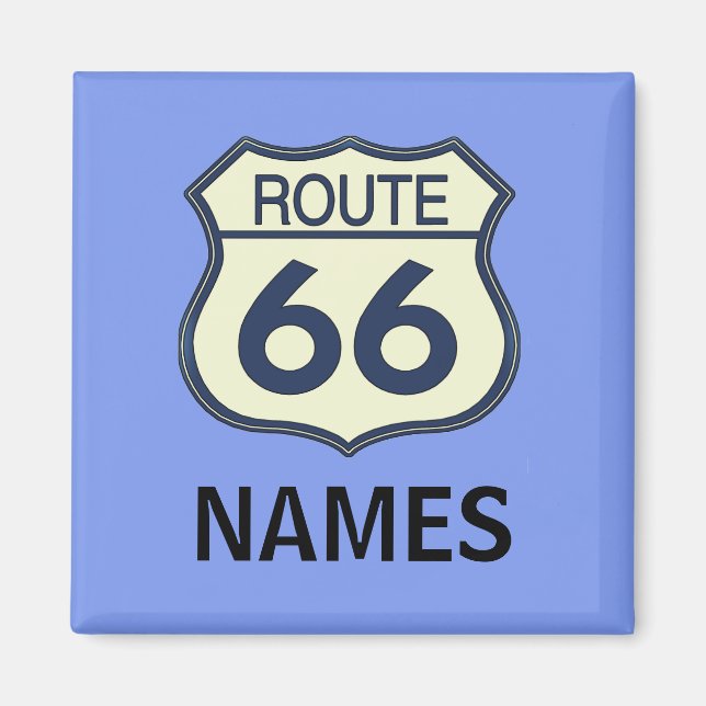 Route 66, ,Souviner Magnet (Vorne)