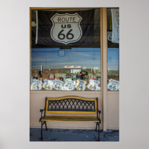 Route 66 Storefront Poster