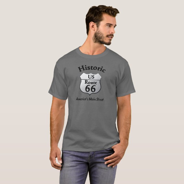 Route 66 — T - Shirt (Vorne ganz)