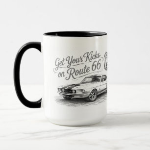 Route 66 Tasse Muscle Car