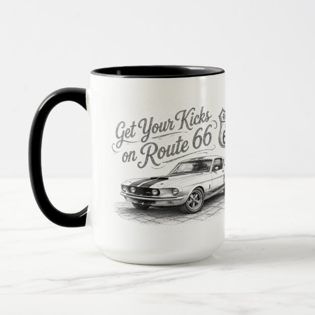 Route 66 Tasse Muscle Car (Links)