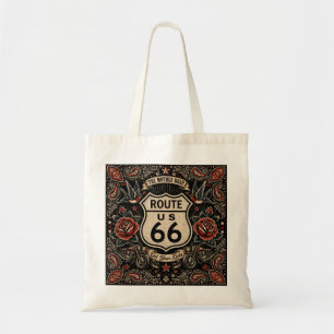 Route 66 Tattoo Road Trip Stil Tragetasche