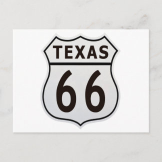 Route 66 Texas Postkarte
