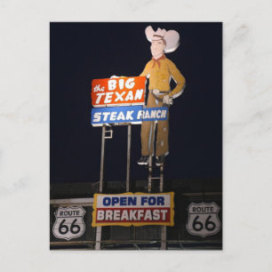 ROUTE 66 Texas TRAVEL POSTCARD Postkarte