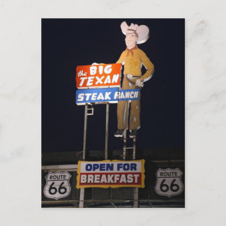 ROUTE 66 Texas TRAVEL POSTCARD Postkarte