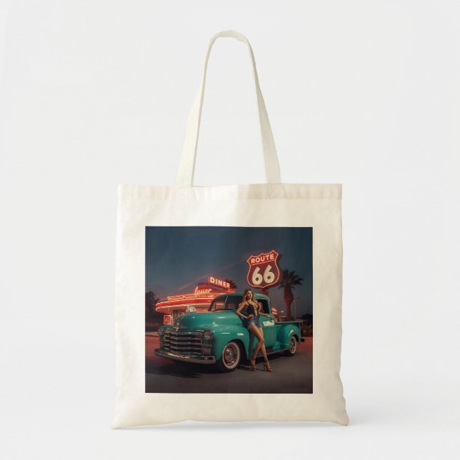 Route 66 Tote Bag  Tragetasche (Vorne)