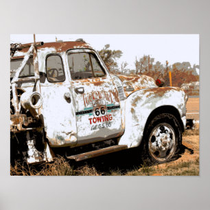 Route 66 Tow Truck in New Mexico Poster