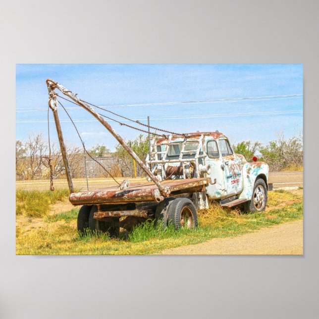 Route 66 Tow Truck, Tucumcari, New Mexico Poster (Vorne)