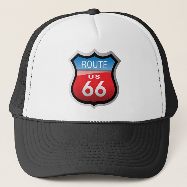 Route 66 truckerkappe (Vorderseite)