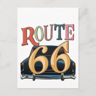 Route 66-US Feiertagspostkarte