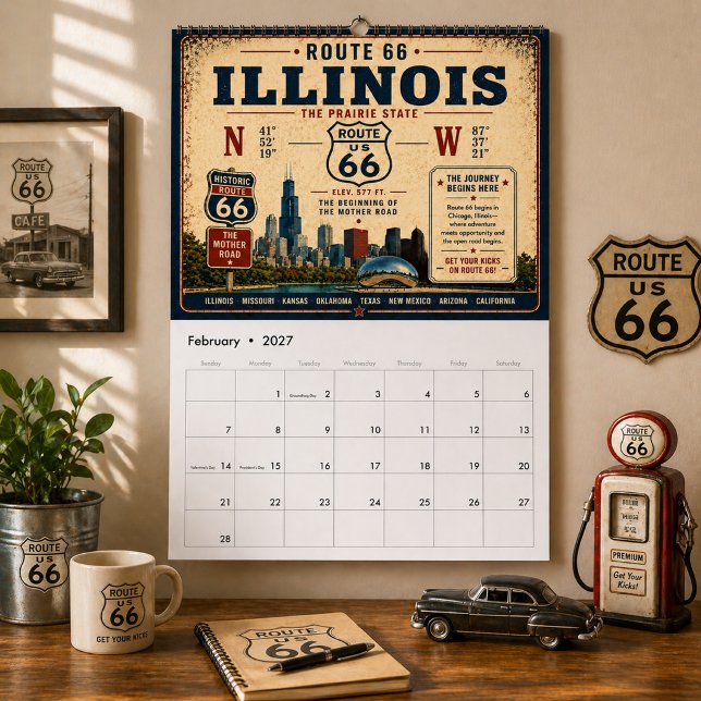 Route 66 Vintage - Hol dir den Kick Kalender (Von Creator hochgeladen)