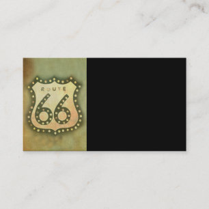 Route 66 Visitenkartenvorlage Foto Art Visitenkarte