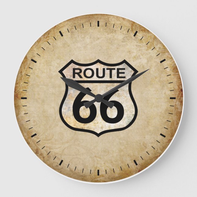 Route 66 Wanduhr (Vorderseite)