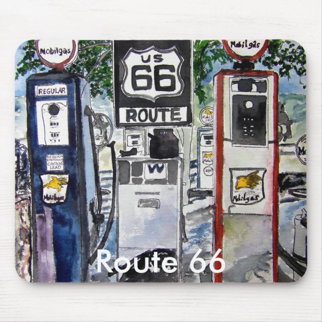 route_66, Weg 66 Mousepad (Vorne)