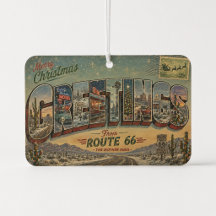 Route 66 Weihnachts-Kiefer-Autodekoration