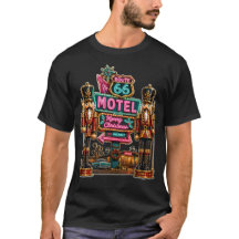 Route 66 Weihnachts-Motel Nussknacker Neon
