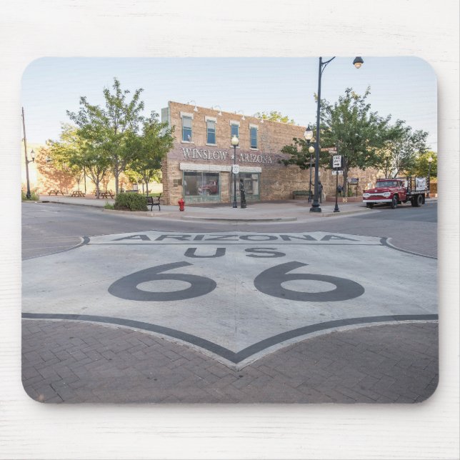 Route 66, Winslow Arizona Mousepad (Vorne)