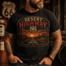 Route 66 Wüstenstraße Vintage Americana