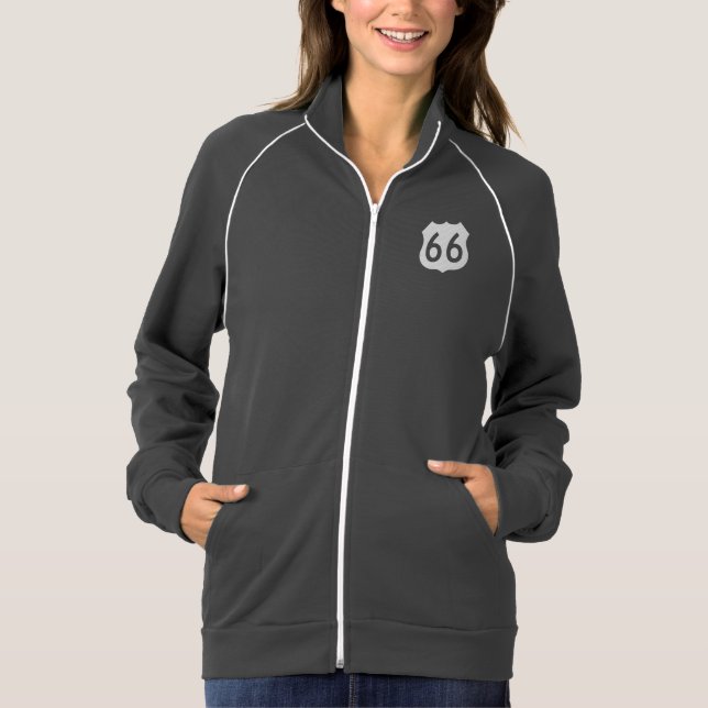 Route 66 Zeichen - Neuer Stil T-Shirt (Vorderseite)