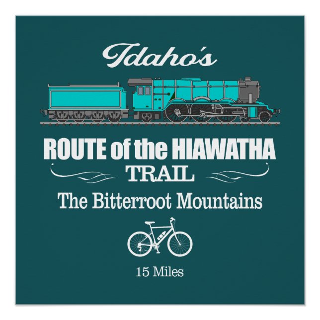 Route der Hiawatha (RT2) Poster (Vorderseite)
