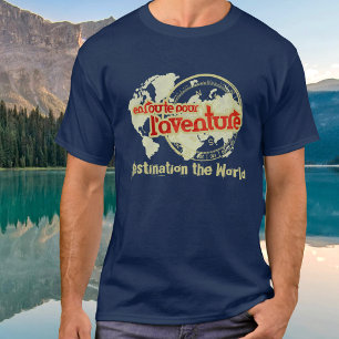 Route pour l'aventure destination the world tee