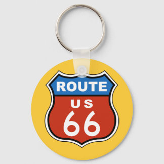 Route US 66 Unterschrift Schlüsselanhänger