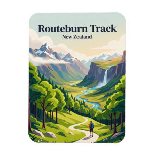 Routeburn Track Neuseeland Magnet