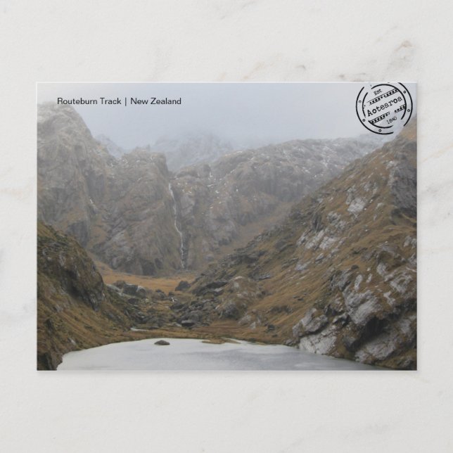 Routeburn Track (Neuseeland) Postkarte (Vorderseite)