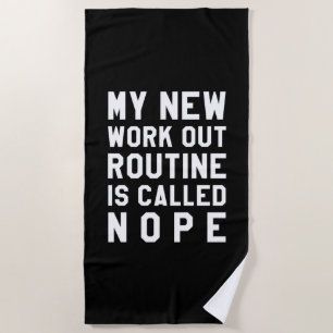 Routine Strandtuch
