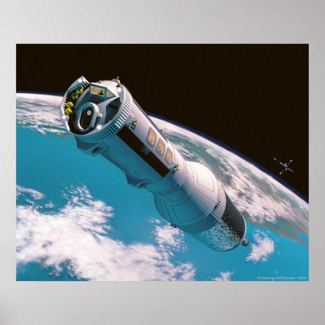 Routinefliegen zum Mond Poster (Vorne)